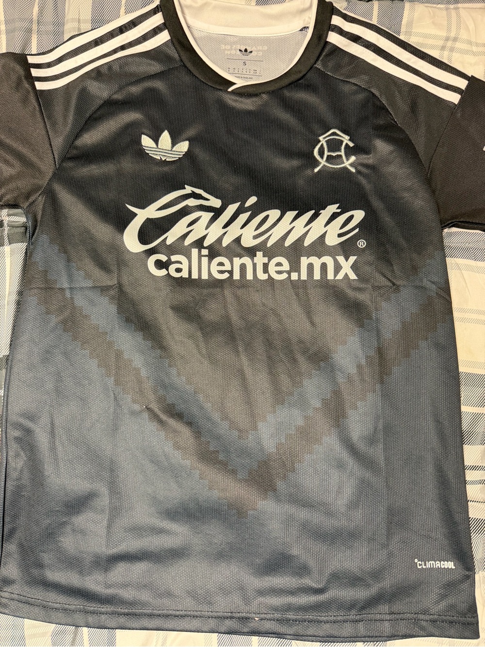 adidas Black & White Caliente Soccer Jersey
